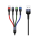Kabel USAMS Kabel pleciony U26 4w1 3m 2A (2xlightning/microUSB/USB-C)
